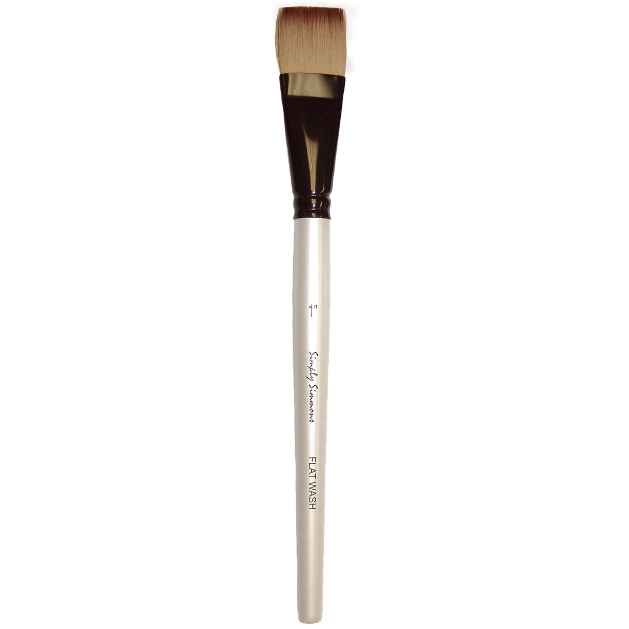 Simply Simmons Short Handle Flat Wash Brush